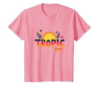 Tropic Come Il Suo Caldo Estate Divertente Ananas Sole, hawaiani Maglietta, Bambini, Rosa, 3 Anni