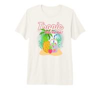 Tropic Come la Sua Calda Ananas Tropicale Vacanza Estiva Maglietta Premium