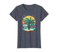 Tropic Come se Fosse Caldo: Beachy Paradise Sunset Vibes Maglietta, Donna, Pervinca, XL