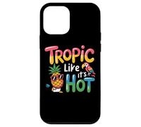Tropic Like It's Hot Pineapple Parrot Fun Custodia per iPhone 12 mini