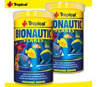 Tropical 2 x 1000 ML Bionautic Flakes Mangime Principale per Seewasserfische