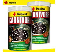 Tropical 2 X 1000 Ml Carnivore Per Grandi Pesci Carnivori