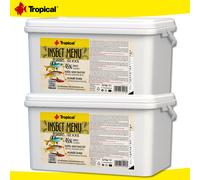 Tropical 2 X 5 L Menu Insetti Granuli XXS Per Pesci Tutti E Carnivori