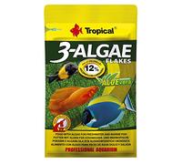 Tropical 3-Algae Flakes 12g - Mangime Universale per Pesci d'Acqua Dolce e marini, in Scaglie