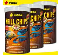 Tropical 3 x 1000 ML Krill Chips Gustosi Fodera per Dolce E