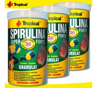 Tropical 3 X 1000 Ml Spirulina Super Forte 36% Granulato