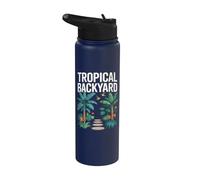 Tropical Backyard Giardinaggio Tropicale Orto Stainless Steel Insulated Water Bottle