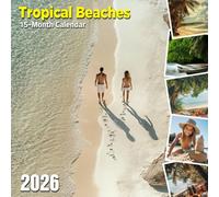Tropical Beaches 2026 Calendar: Sunlit shores and swaying palms for a year-round vacation