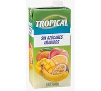 Tropical Bebida de Zumo de Frutas Sin Azúcares Añadidos, Sabor Limone, 1 Litro, Liquido, pack 5