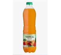Tropical Bevanda Rinfrescante Succo di Frutta, Senza Gas, Gusto Tropicale, 1,5L, confezione da 4