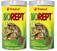 Tropical BIOREPT L. 250ml / 70g - Alimento di Base Completo e Multi-ingrediente per Tartarughe (Confezione da 2)