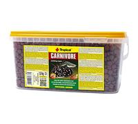 Tropical Carnivore 3L / 1,8kg - Mangime Completo, Altamente proteico per grossi Pesci carnivori Che Si nutrono sul Fondo