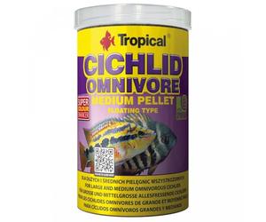 Tropical CICH Lid Omnivore Medium Pellet, 1er Pack (1 X 500 ML)