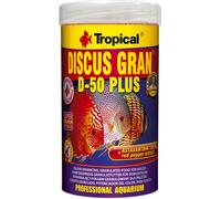 TROPICAL DISCUS GRAN D-50 PLUS 10L / 4,4kg - Mangime granulare per intensificare i colori dei discus