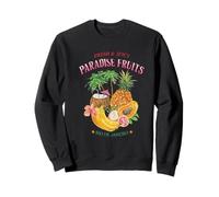 Tropical Fruits Summer Vibes Ananas Mango Citrus Graphic Felpa
