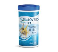 Tropical Granuli Aqualovers mangime completo per pesci d'acquario piccoli e medi Medium 120 gr (250 ml) - 1° ORDINE? scegli lo sconto BZR5 / BZR20 + 200 punti fedeltà