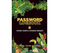Tropical-Inspired Internet Address & Password Logbook: Keep All Your Passwords in One Cool Place