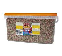 Tropical Koi Croissant Colour 10L / 2400g - mangime per Pesci da laghetto, mangime per Koi, mangime con più ingredienti sotto Forma di attraenti Bastoncini galleggianti Bicolore in modalità Croissant