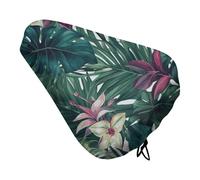 Tropical Leaves - Coprisedile per bicicletta con coulisse, impermeabile, protegge dal sole e dalla polvere, unisex, per mountain bike