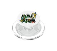 Tropical Macaw Parrots Jungle Nature Bird Design Life Quotes PopSockets PopGrip per MagSafe