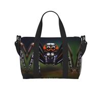 Tropical Rainforest Spiders - Borsa a tracolla da donna, borsa da viaggio, casual, con cerniera, adatta per lavoro, viaggi, fitness, viaggi, colore nero, taglia unica