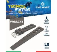 Tropical Strap Cinturino Gomma Silicone Sub Diver Vintage racing rally 20 22 mm