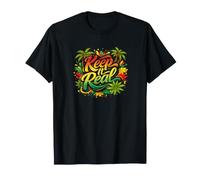 Tropical Summer Island Beach Vibe Colorato Maglietta