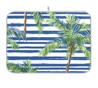 Tropical Summer Trees Riutilizzabile Piatto mat 18x24 Rettangolo Grande tappetino Sotto Scolapiatti Decorativo Home Decor Essentials