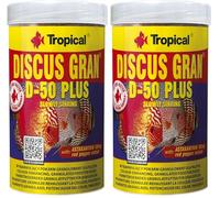 Tropical Tadeusz Ogrodnik DISCUS GRAN D-50 PLUS gr.110/ml.250 (Confezione da 2)