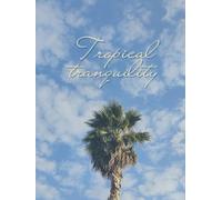 Tropical Tranquility - Blue Coastal Coffee Table Book, Beautiful Display Decorative Stack Accent: Great Décor Item for Home Staging, Perfect for Beach House & Hotel Room Decorating