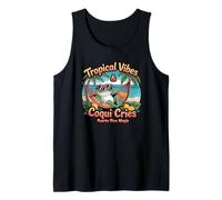 Tropical Vibes & Coqui Cries Isola magica di Porto Rico Canotta