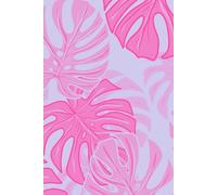 Tropical Vibes Journal - 6x9 Lined Notebook, 100 Pages - Cute Palm Leaf and Floral Print for School, Work, or Daily Journaling