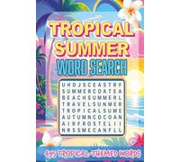 Tropical Vibes Summer Word Search: 55 Paradise Inspired Puzzles for Relaxation, Fun, and Brain Boosting: A Soothing Tropical Summer Word Puzzle Book ... Breezes - Perfect for Kids, Teens and Adults