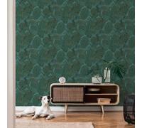 Tropicale Foglie Carta da Parati AS Creation 39355-3 Verde Botanico Trama Vinile