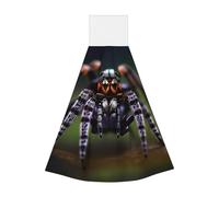 Tropicale foresta pluviale ragni asciugamano portatile appendibile, velluto super assorbente asciugamano da cucina asciugamano per bambini adulti bagno cucina appeso asciugamano