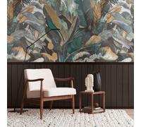 Tropicale Parati 2 IN 1 Legno Stecca Palma Foglia AS Creation Vinile 39809-1