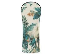 Tropicale Pony Blu Ray Off White Head Covers per mazze da golf Impermeabile Headcover con Intercambiabile No Tag per Driver Fairway Hybrid Legno Golf regali uomini