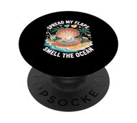 Tropicale prendere in giro diffondere il mio lembo, odorare l'oceano divertente Shell PopSockets PopGrip Adesivo