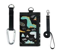 TropicalLife Carino Dinoo Dinoo Portafoglio Sottile Piccola Tasca Organizzatori di Soldi Borsa Colorata Cartoon Leggero Portatile Cambiamento Borsa