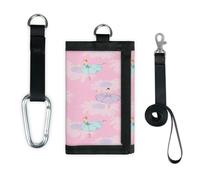 TropicalLife Dancer Flowers Portafoglio Sottile Piccola Tasca Organizzatori di Soldi Borsa Dancer Ragazze Leggero Portatile Cambiamento Borsa