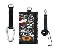 TropicalLife Fast Food Doodle Modello Portafoglio Sottile Piccola Tasca Organizzatori di Soldi Borsa Leggero Portatile Cambiamento Borsa