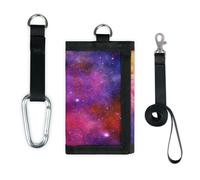 TropicalLife Galaxy Design Space Nebula Portafoglio Sottile Piccola Tasca Organizzatori di Soldi Borsa Leggero Portatile Cambiamento Borsa