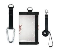 TropicalLife Happy Christmas Wallet Slim Small Pocket Money Organizzatori Borsa Felice Anno Nuovo Leggero Portatile Cambiamento Borsa