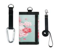 TropicalLife Happy Mother's Day Flower Wallet Slim Small Pocket Money Organisers Bag Flower Lightweight Portable Change Purse