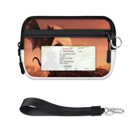 TropicalLife Knight Dragon - Portafoglio magico per donne, uomini, bambini, ragazze, ragazzi, mini porta carte con cerniera, con finestrella per documenti d'identità, leggero, portatile, piccola borsa