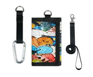 TropicalLife Portafoglio a farfalla sottile piccola tasca organizer per denaro borsa con ali di farfalla borsa leggera portatile