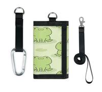 TropicalLife Portafoglio a forma di rana sottile piccola tasca organizer per denaro borsa rana carino cartone animato leggero portatile borsa cambiamento