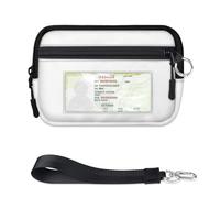 TropicalLife Portafoglio con motivo Fire Phoenix per donne, uomini, bambini, ragazze, ragazzi, mini custodia per carte con cerniera con finestra per documenti d'identità, borsa organizer leggera e