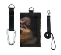 TropicalLife Portafoglio per cani sottile piccola tasca organizer per denaro borsa cane pastore tedesco leggero borsa portatile