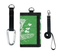 TropicalLife San Patrizio Portafoglio Sottile Piccola Tasca Organizzatori di Soldi Borsa San Patrizio Leggero Portatile Cambiamento Borsa